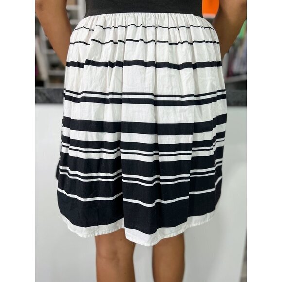 Candie's Fit & Flare Pink Striped A-Line Dress - Picture 8 of 12